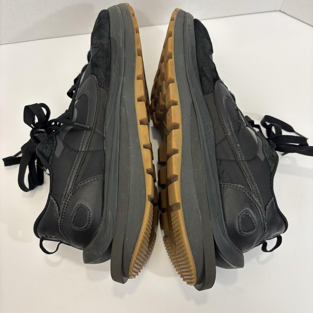 Nike Sacai Vaporwaffle Shoes Mens Size 12 Black Gum Sole Sneakers DD1875-001 - Picture 15 of 16